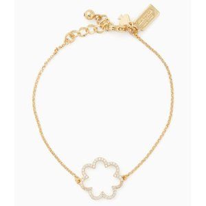 NEW Kate Spade Scrunched Scallops Pave Bracelet